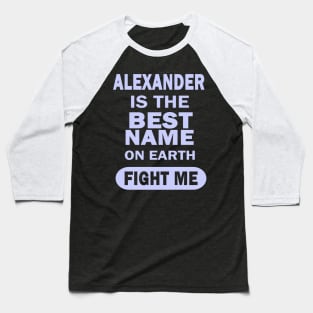 Alexander men boys name birthday Baseball T-Shirt